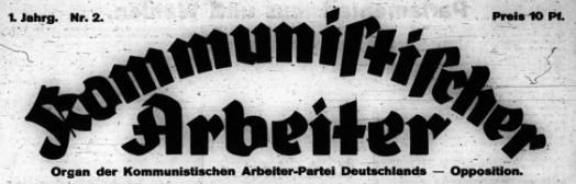 Kommunistische Arbeiter