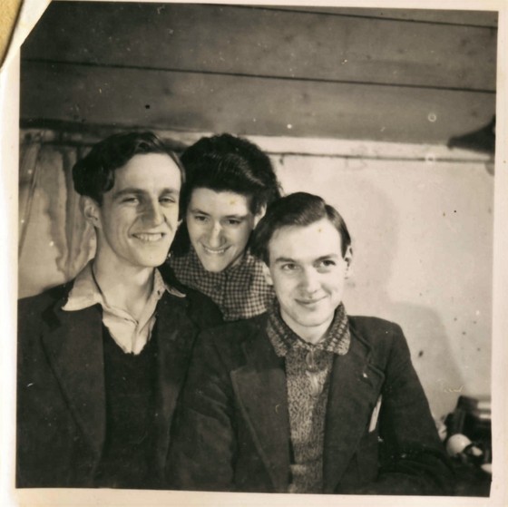 Wim, Doortje and Leo Haagen