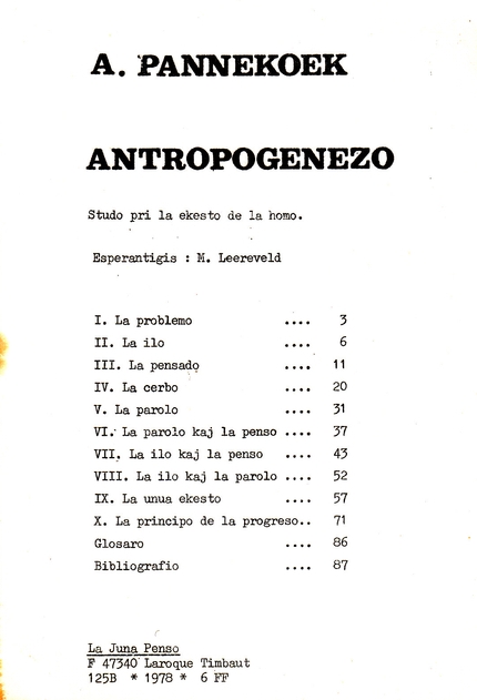 Antropogenezo